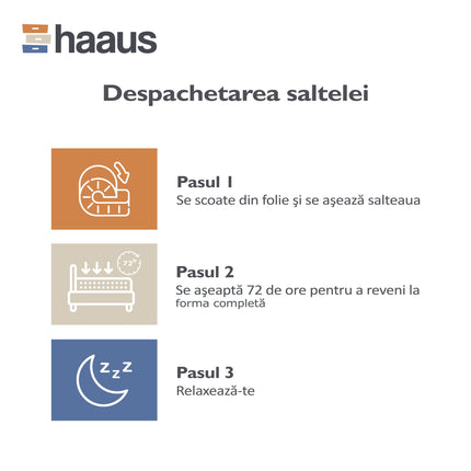 Pat Malmo, 200 x 90 cm, saltea spuma inclusa, Stejar Alb/Antracit