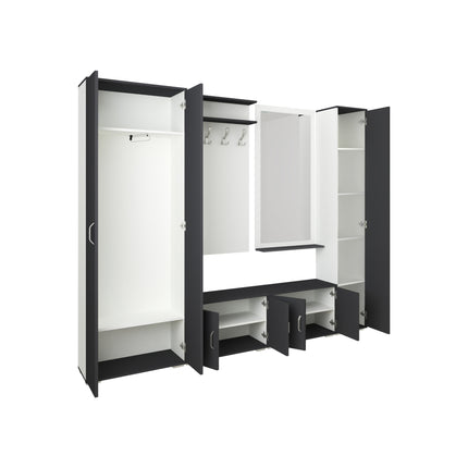 Set Hol Como V2, Antracit/Alb, L 230 cm