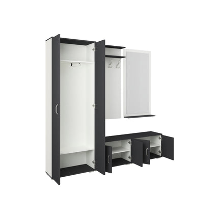 Set Hol Como V5, Antracit/Alb, L 200 cm