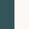 Verde Petrol/Alb swatch