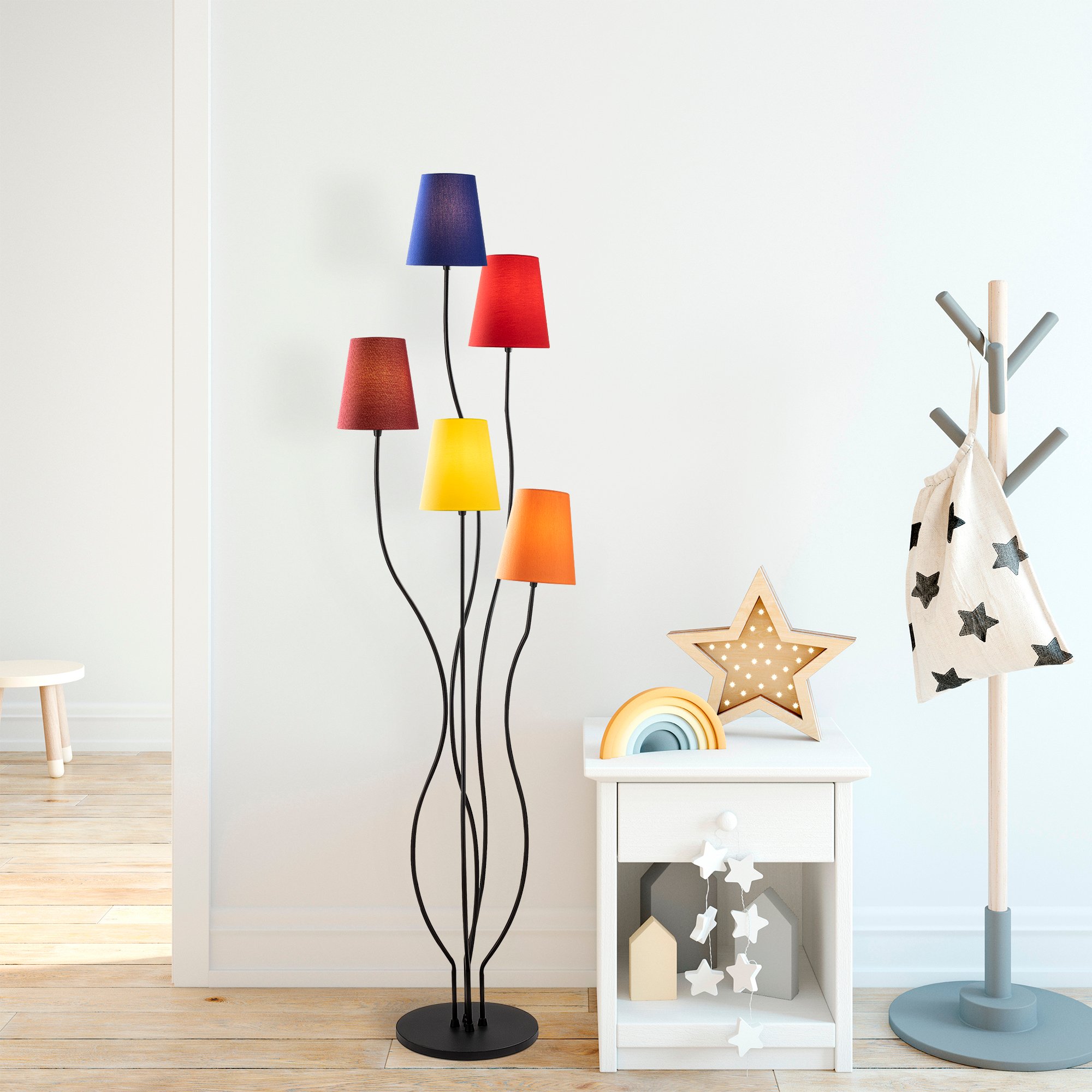 Lampadar Bonibon V1, 40 W, Multicolor, H 160 cm